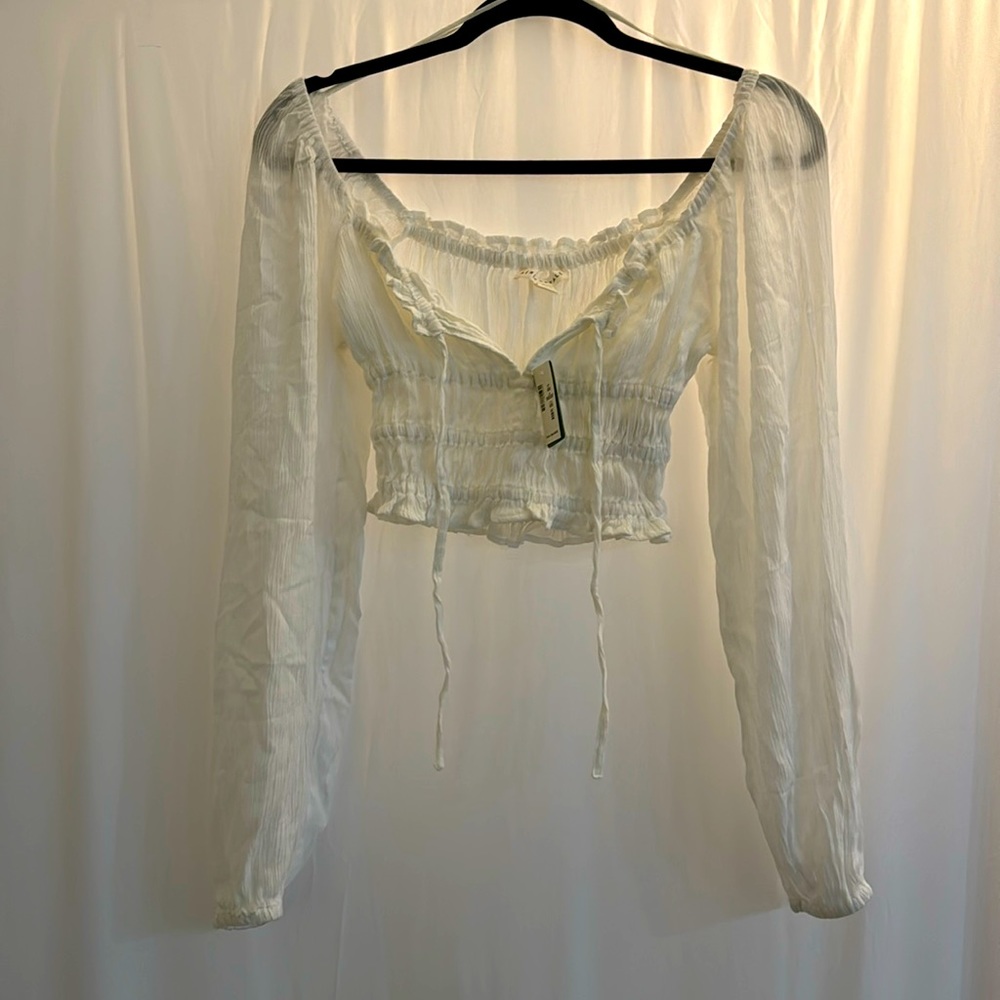 NEW! Aeropostale White Blouse
